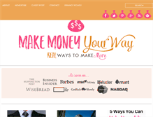 Tablet Screenshot of makemoneyyourway.com